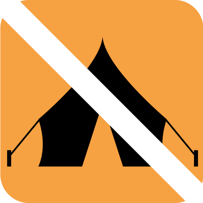 Interdiction de camper