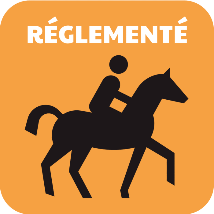 Accès à cheval règlementé